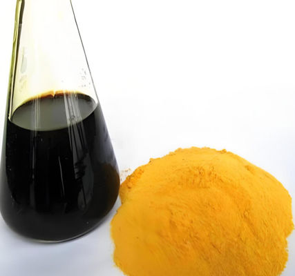 Le traitement de l'eau par sulfate ferrique solide amorphe jaune clair pour des solutions d'eau propre