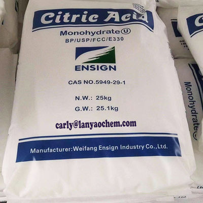 Poudre d'acide de citron 30-100 Mesh Cas No 5949-29-1
