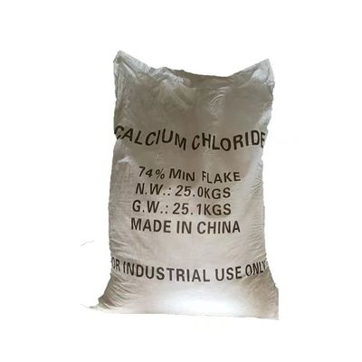 Poudre de chlorure de calcium de CAS 10043-52-4 pour l'huile déshydratante classée avec la certification de GV de MSDS