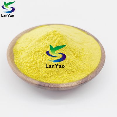 Élimination de l'azote dans les eaux usées Traitement de l'eau PAC avec chlorure de poly-aluminium de couleur jaune