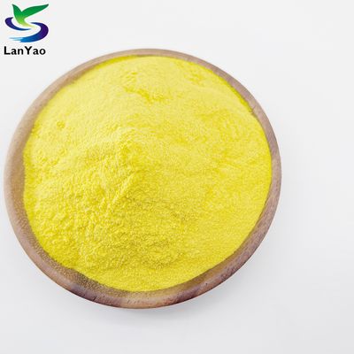 Élimination de l'azote dans les eaux usées Traitement de l'eau PAC avec chlorure de poly-aluminium de couleur jaune