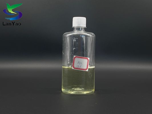 PAC de traitement de l'eau transparente jaunâtre liquéfié avec une teneur de 10 à 18% pour une élimination efficace des DCO et des BOD