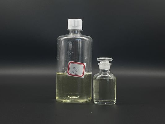 PAC de traitement de l'eau transparente jaunâtre liquéfié avec une teneur de 10 à 18% pour une élimination efficace des DCO et des BOD