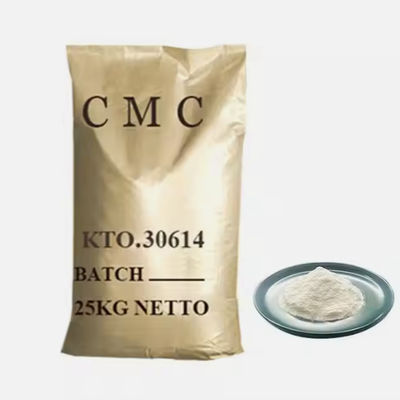 Carboxyméthyl cellulose CMC poudre pour fluides de forage de champs pétrolifères additifs Blanc