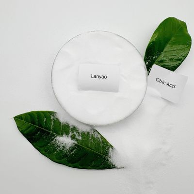 Poudre d'acide citrique monohydraté de formule chimique C6H8O7·H2O