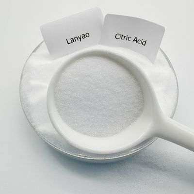Poudre d'acide citrique monohydraté de formule chimique C6H8O7·H2O